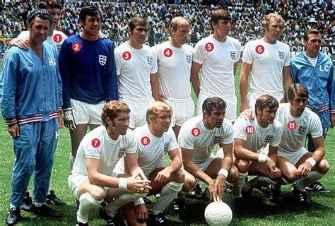 england team v brazil 1970